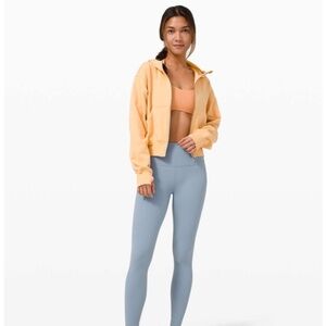 Lululemon Catch a Breath Zip Hoodie Ivory Peach